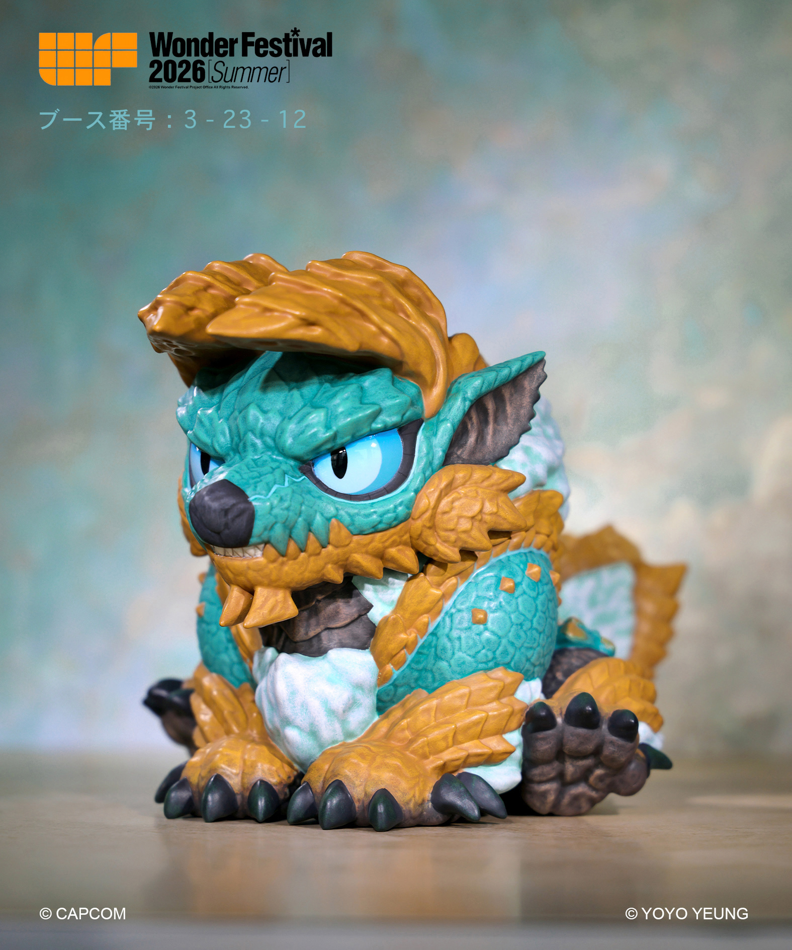 SIT SIT ジンオウガMonster Hunter WF 2026 夏当日版権- YOYO YEUNG STUDIO
